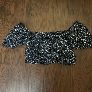 PAC SUN NAVY BLUE CROP TOP🌏